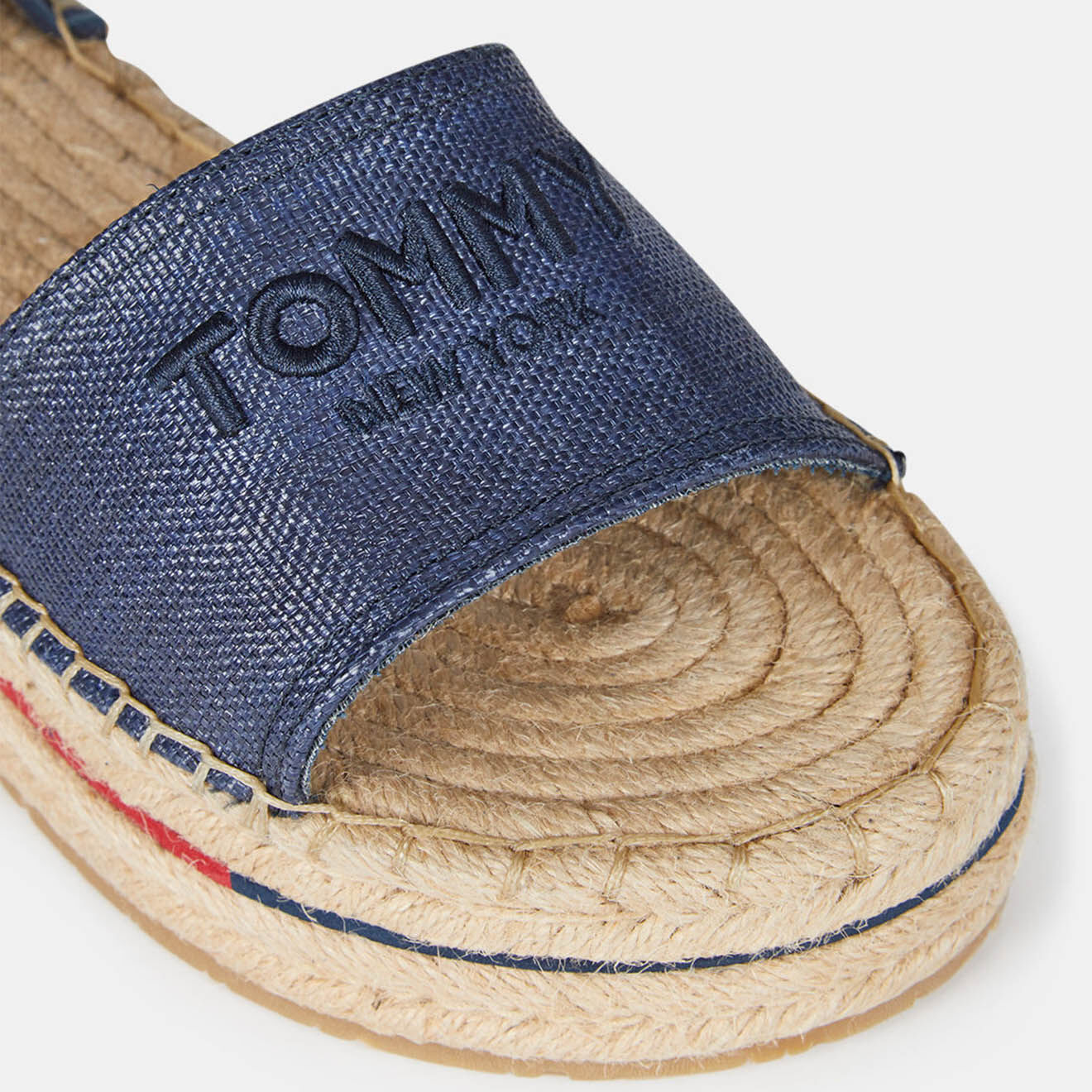Tommy Hilfiger Espadrilles ouvertes Tropical bleu marine