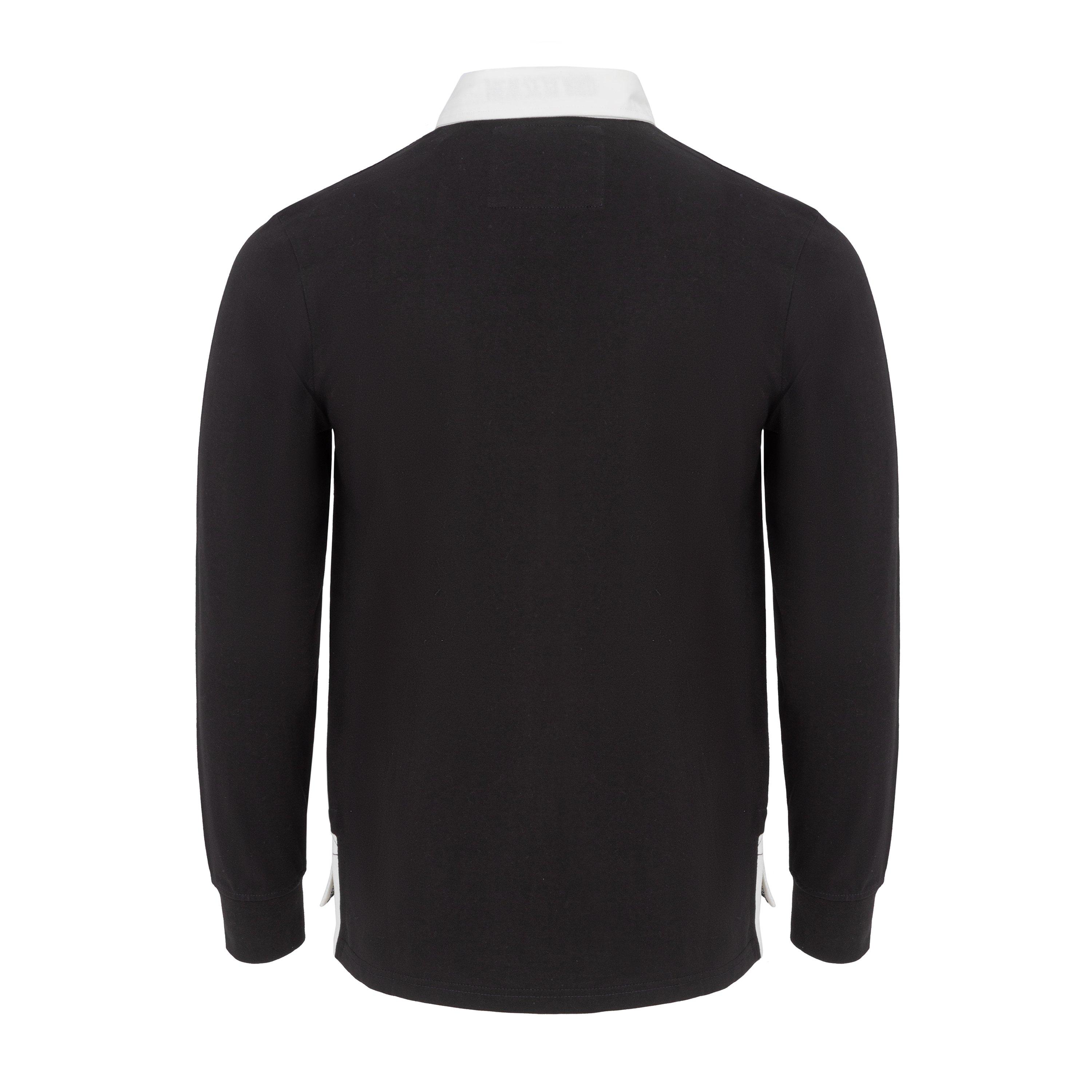 KooGa Vintage Long Sleeve Rugby Shirt Mens