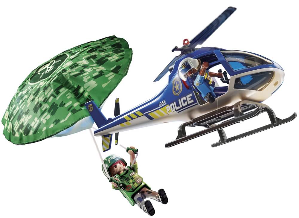 Playmobil 70569 Polizei-Hubschrauber: Fallschirm-Verfolgung