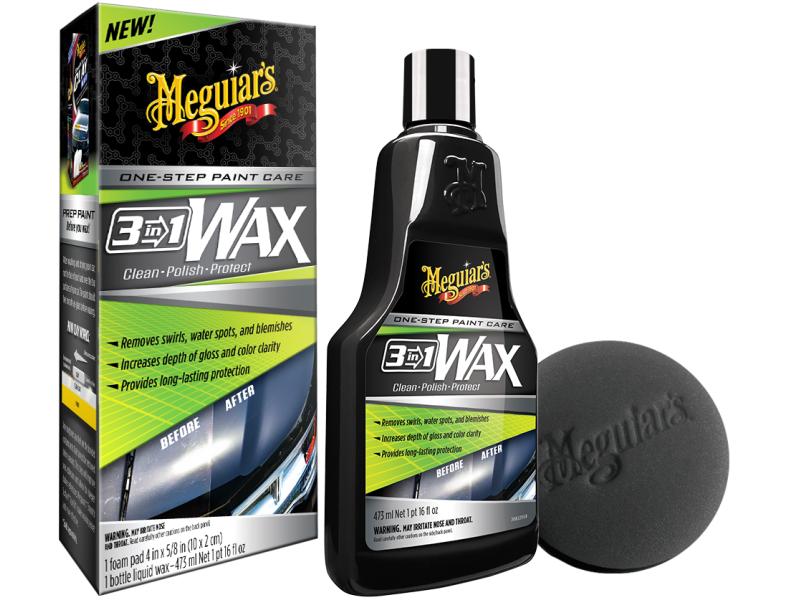 Meguiar's Wachspolitur 3 in 1 Wax, 473 ml Meguiar's 3 in 1 Wax