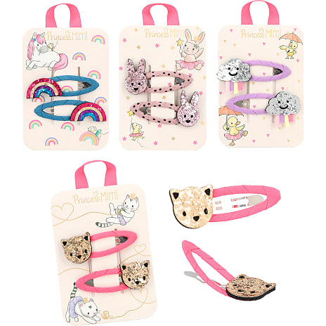 Princess mimi hårspænder – flere varianter – assorteret
