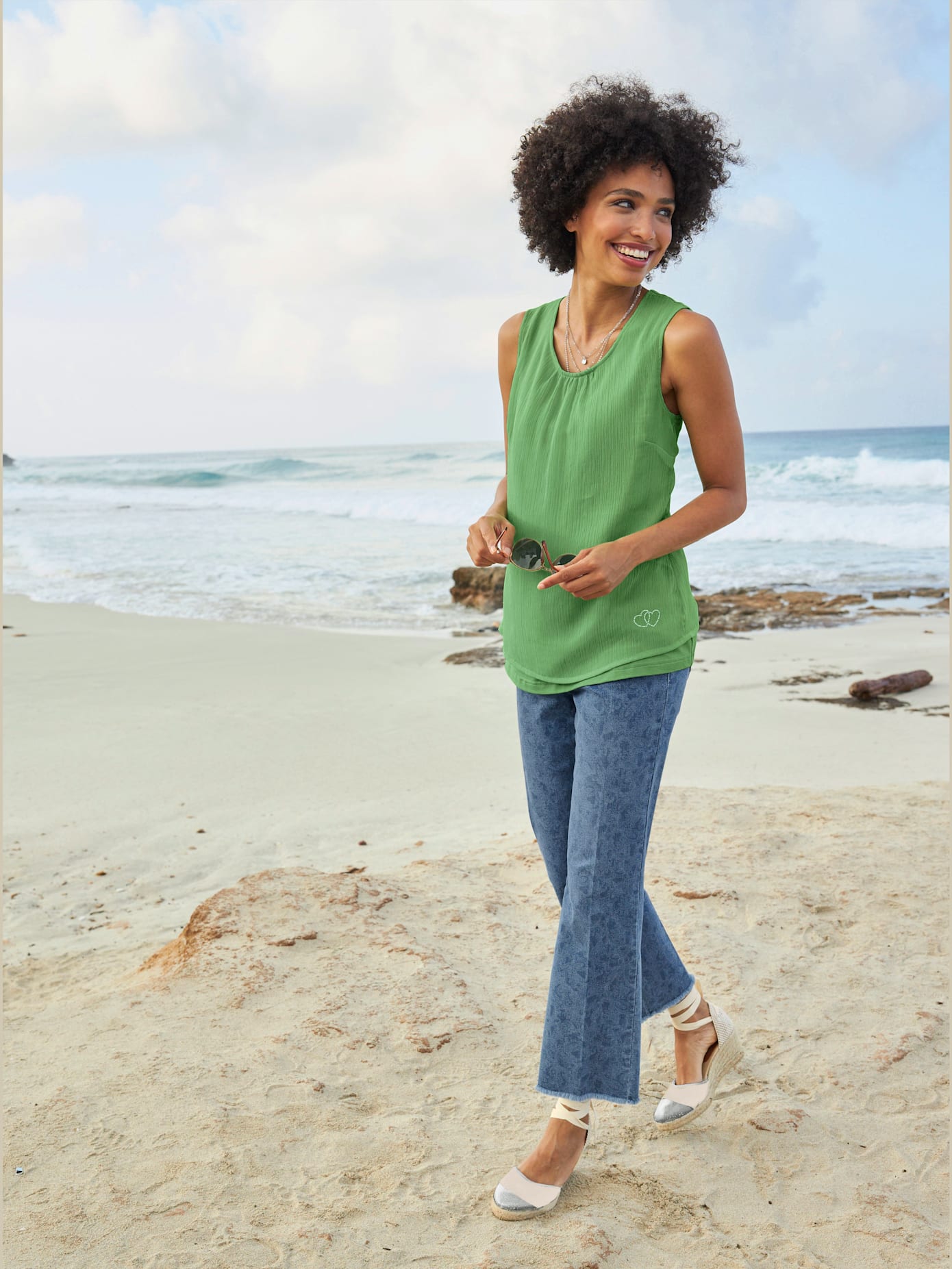 Jean push-up effet « push-up » pour un joli fessier