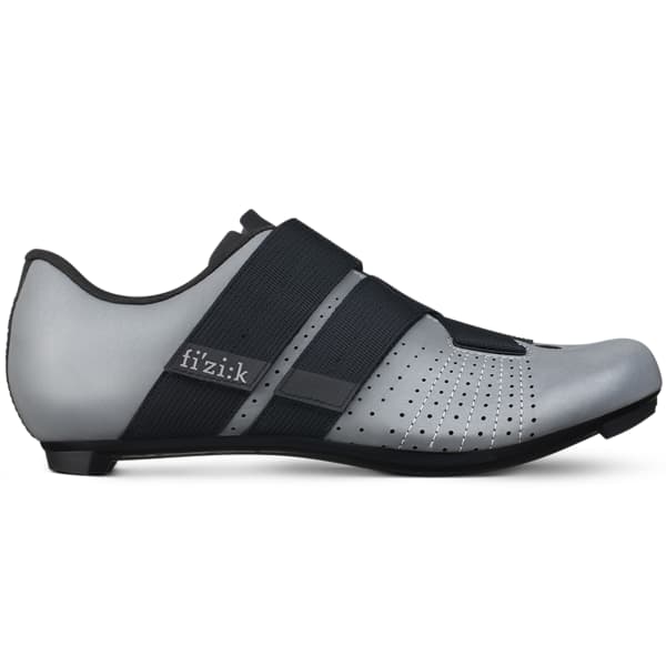Chaussure vélo route FIZIK TEMPO POWERSTRAP R5 REFLECTIVE GREY/BLACK