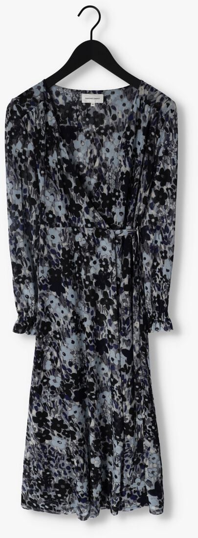 FABIENNE CHAPOT blauwe fabienne chapot midi jurk natasja mesh dress