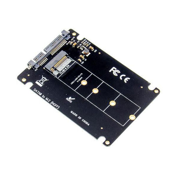 MicroConnect Adaptateur M.2 B Key vers SATA 2.5