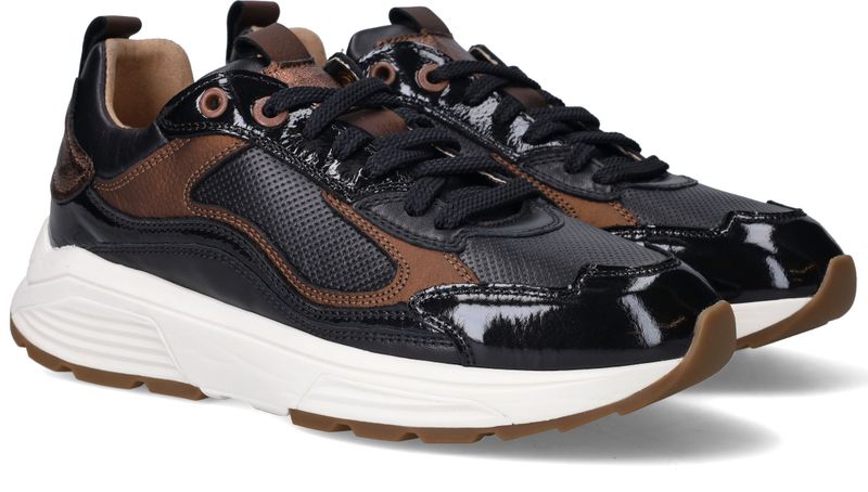 Xsensible Milau Stretchwalker Sneakers Zwart Dames