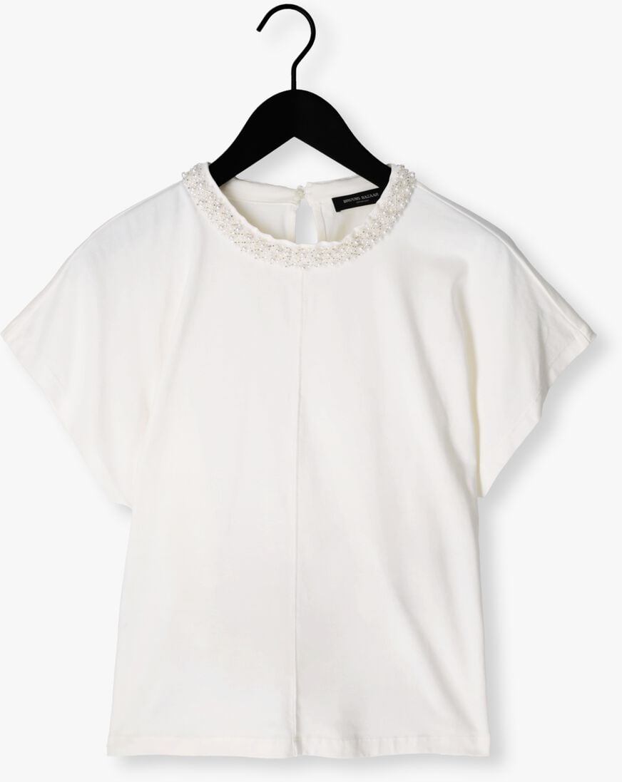 gebroken wit bruuns bazaar top alnusbbverena blouse