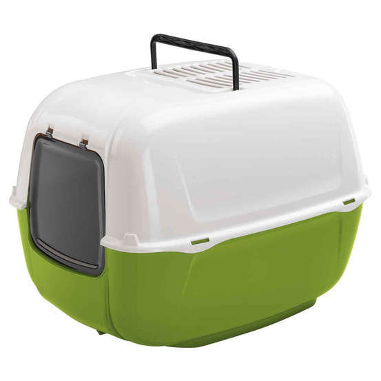 Maison de toilette Prima pour chat : Plastique L39,5xl52,5xH38cm