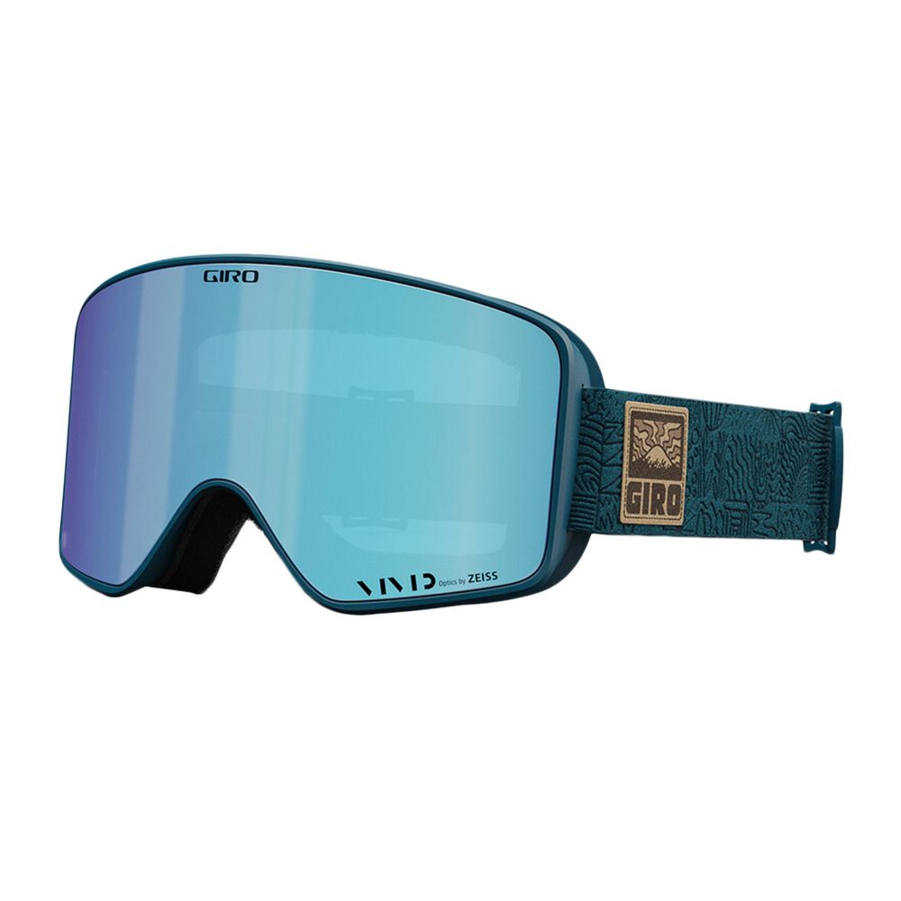 Giro METHOD - Masque ski + écran supplémentaire Homme harbor blue adventure/vivid royal