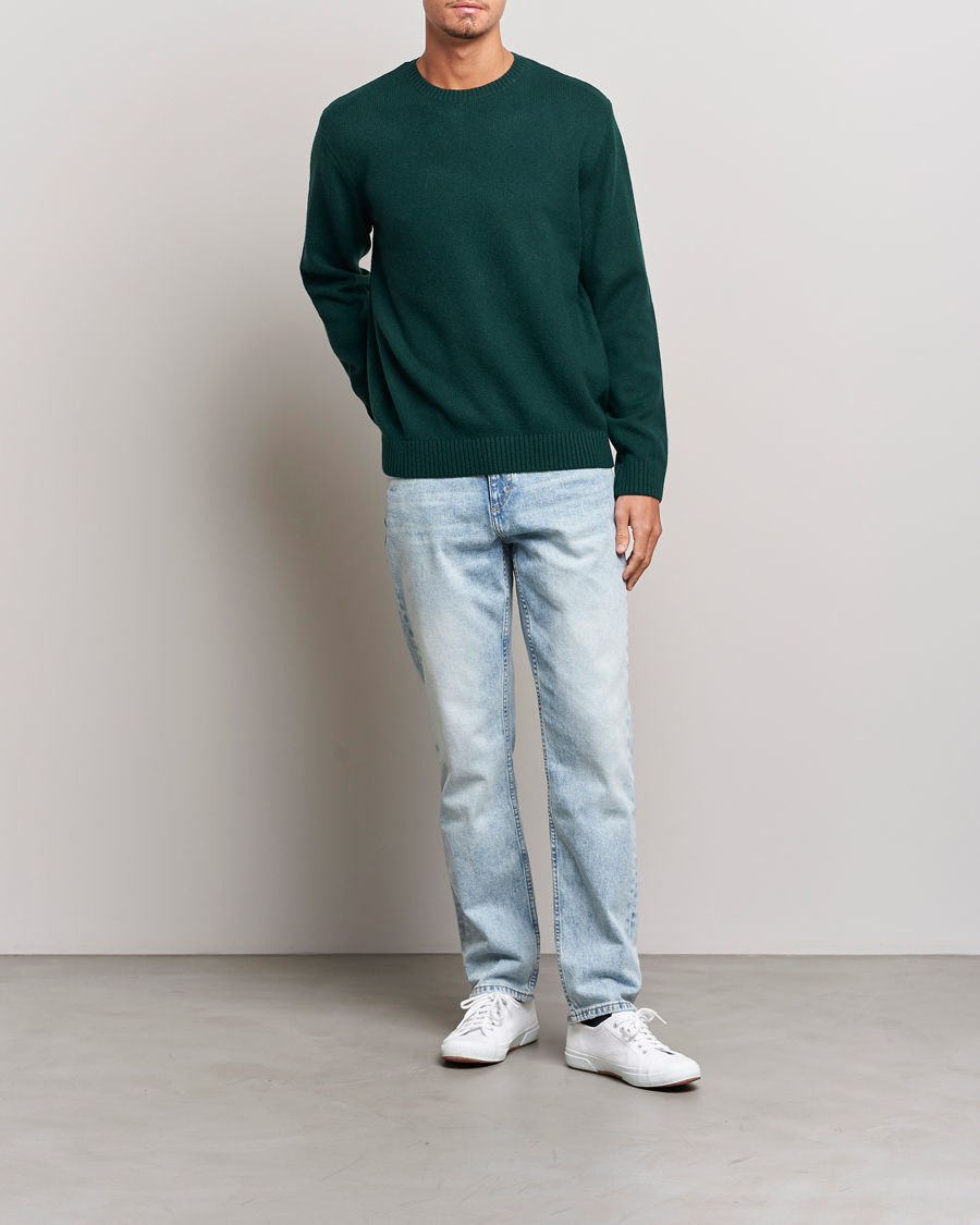 Colorful Standard Classic Merino Wool Crew Neck Emerald Green
