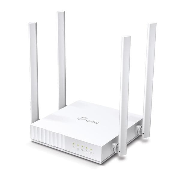 TP-LINK Dual Band Router Archer C24 802.11ac, 300+433 Mbit/s, 10/100 Mbit/s, Ethernet LAN (RJ-45) porte 4, MU-MiMO Ja, Antennetype 4xFixed