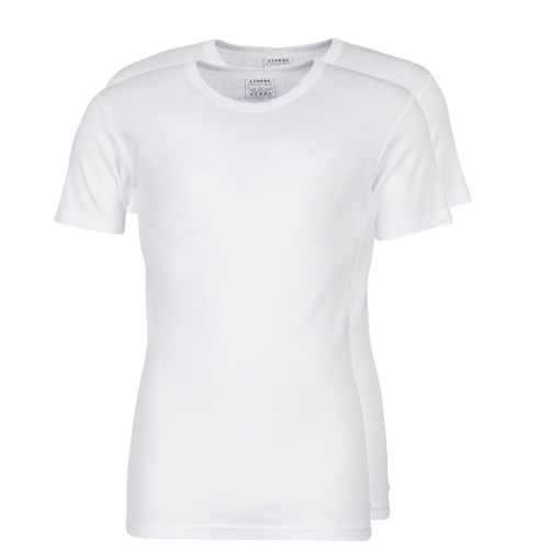 Athena - T SHIRT COL ROND X2 - Blanc