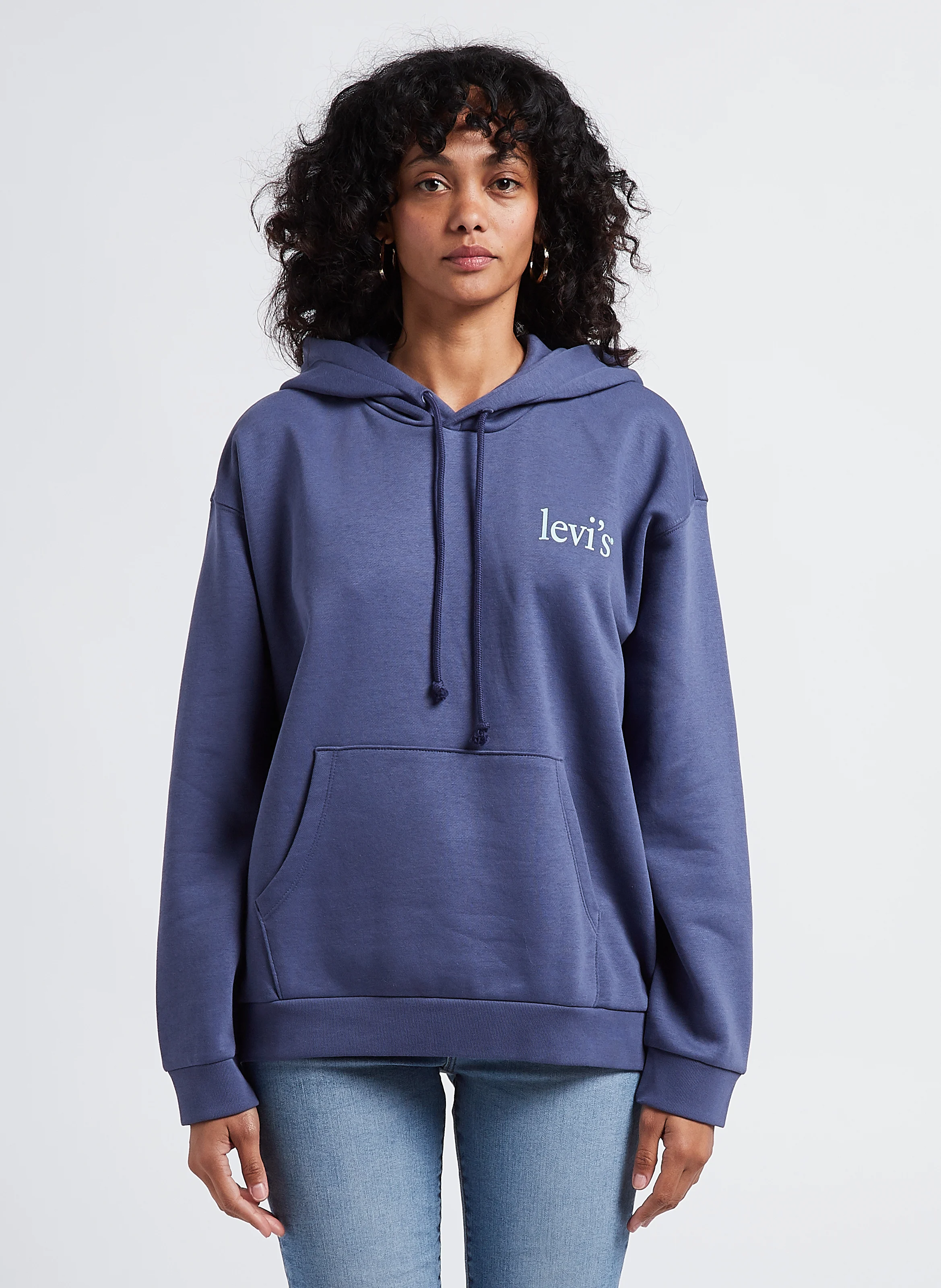 GRAPHIC SALINAS HOODIE - Sweat à capuche sérigraphié en coton mélangé | Bleu