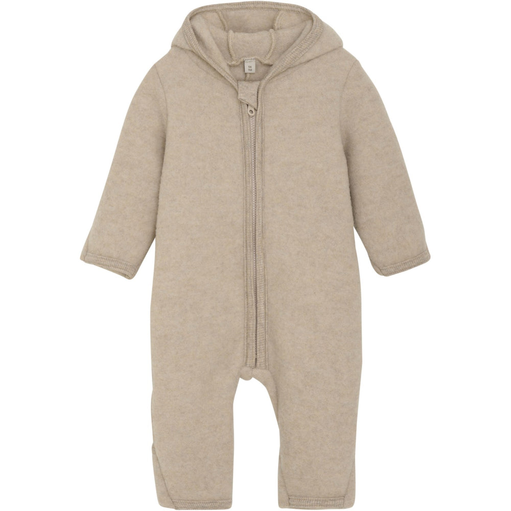Køb Huttelihut Camel Melange Køredragt Ears Wool Fleece