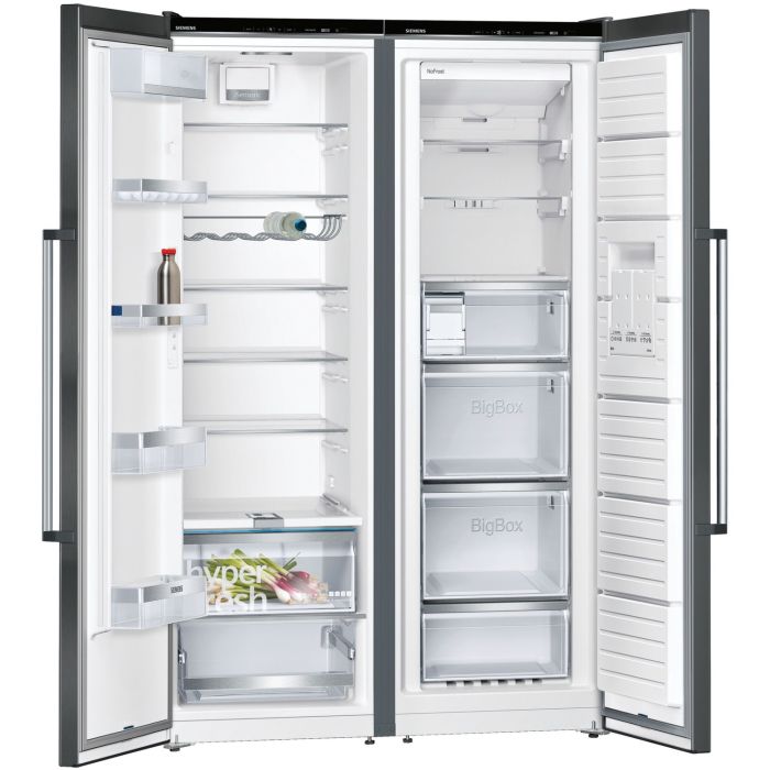 Siemens Set Kühl-Gefrier-Kombination iQ500 KA95NAXEP BlackSteel