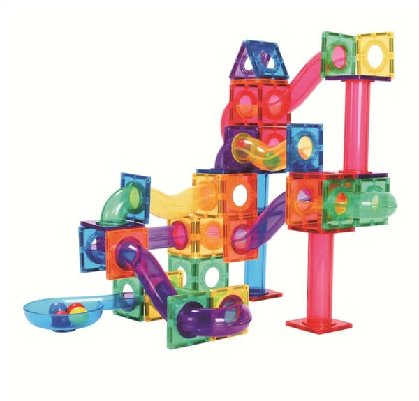 Magnetic Tiles Marble run 88 stk + 60 stk byggesett
