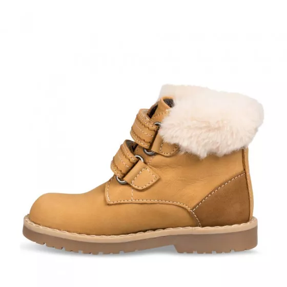 Bottines JAUNE FREEMOUSS BOY CUIR