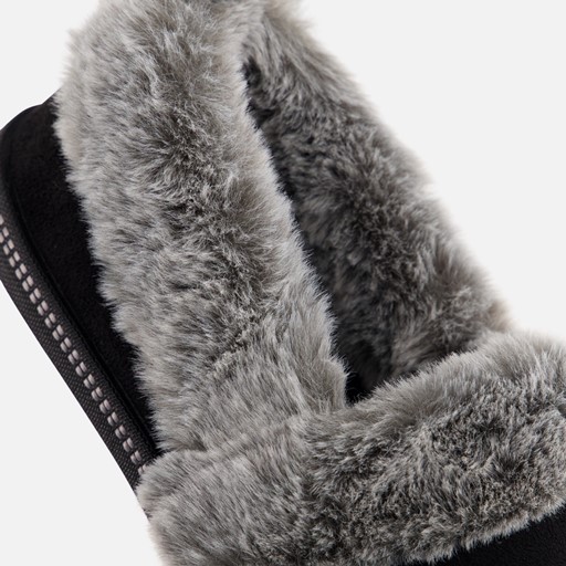 Skechers Cozy Campfire Pantoffels zwart
