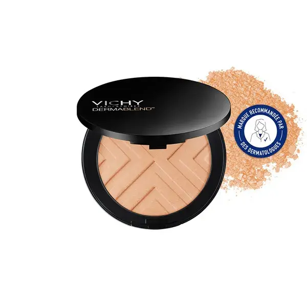 Pó compacto Vichy Dermablend Covermatte nº 35 Areia 9,5g