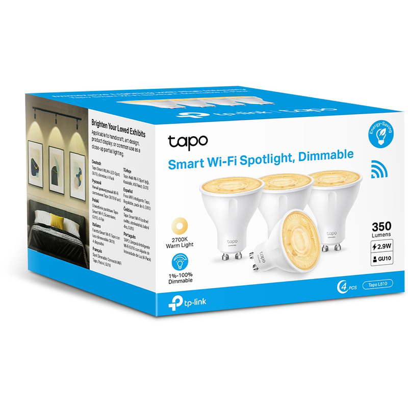 TP-Link Leuchtmittel Tapo L610, 4 Stück, multicolor
