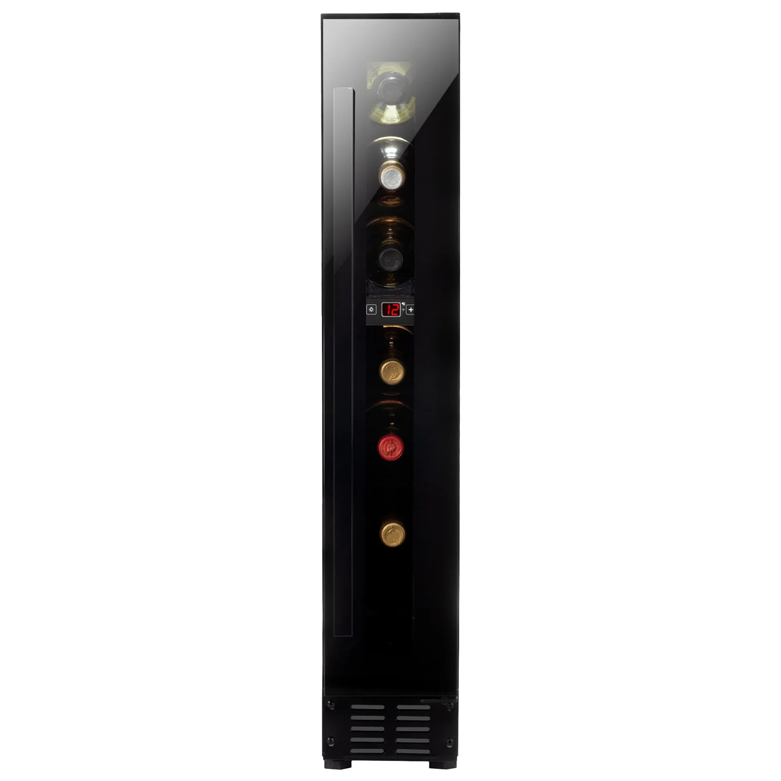 AMICA Weintemperierschrank WK 341 100-1 S - schwarz - G