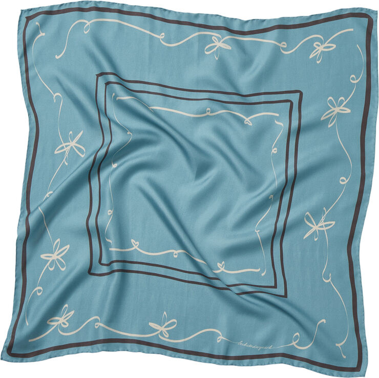 Becksöndergaard Pencia Twill Sia Scarf Mineral blue