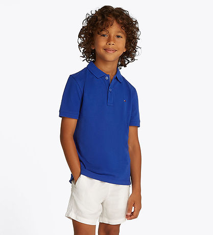 Tommy Hilfiger Polo - Flagge - Keil Blue