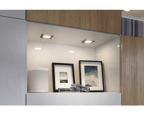LED meubellamp spot 60 lm 2700- 6500 K TunableWhite Clever Connect Pola chroom/mat 12V