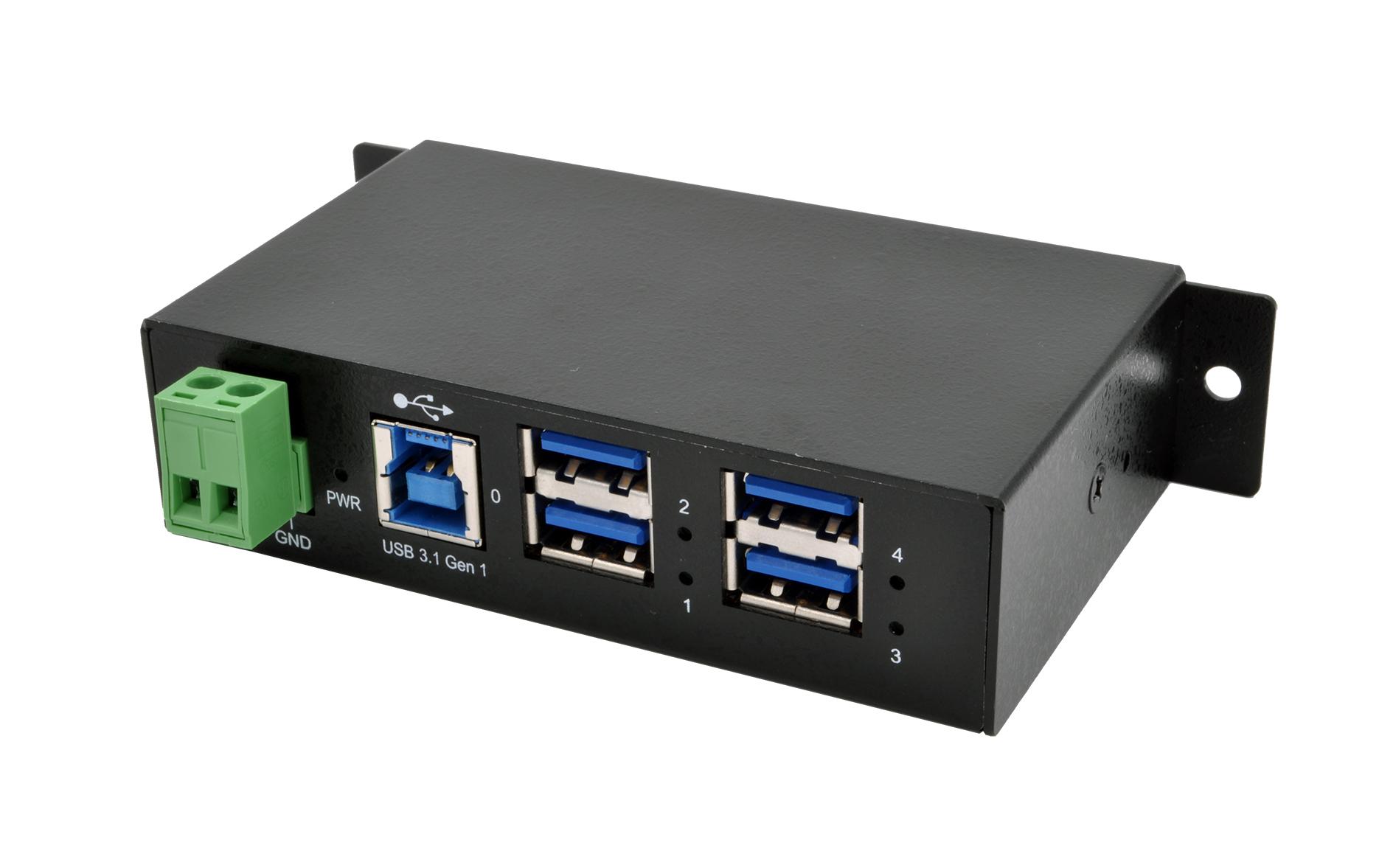 USB-Hub EX-1504HMS<br>4-Port Managed-USB-Hub