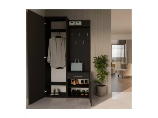 DUO ARMOIRE DUO NOIR MAT