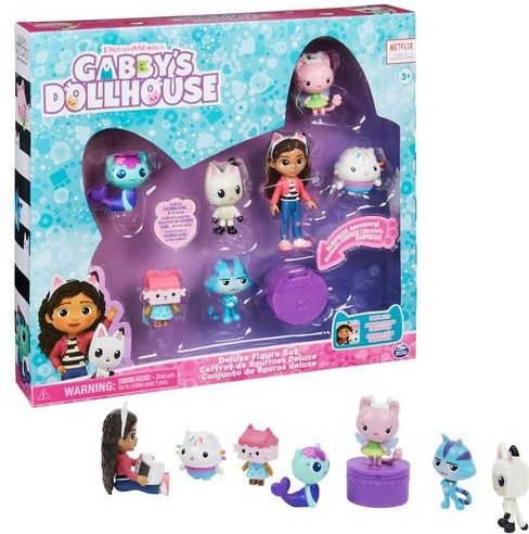 Gabby's Poppenhuis - Speelfigurenset - met Gabby, 6 katjes en 1 poppenhuispakketje