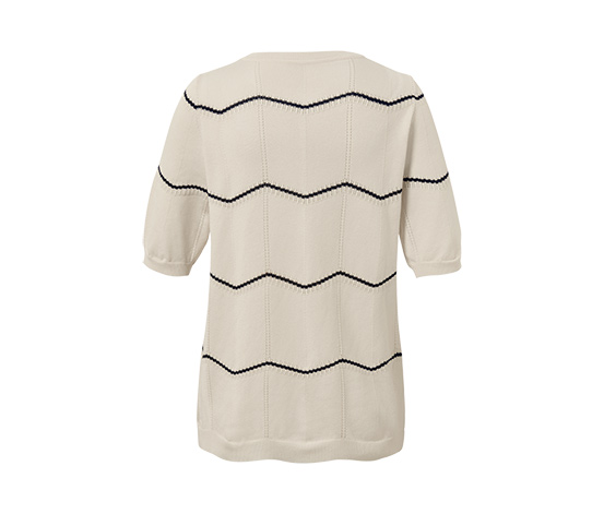 Feinstrick-Cardigan mit Ajour-Muster
