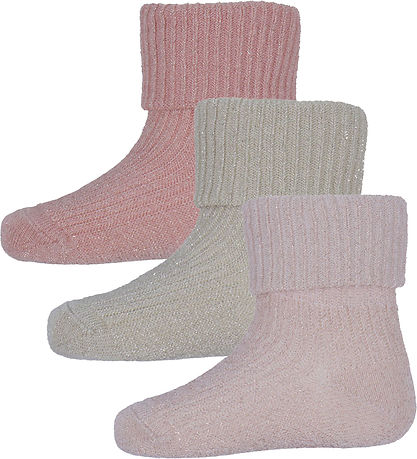 MP Socken - Bambus - 3er-Pack - Ida - Dew m. Glitzer