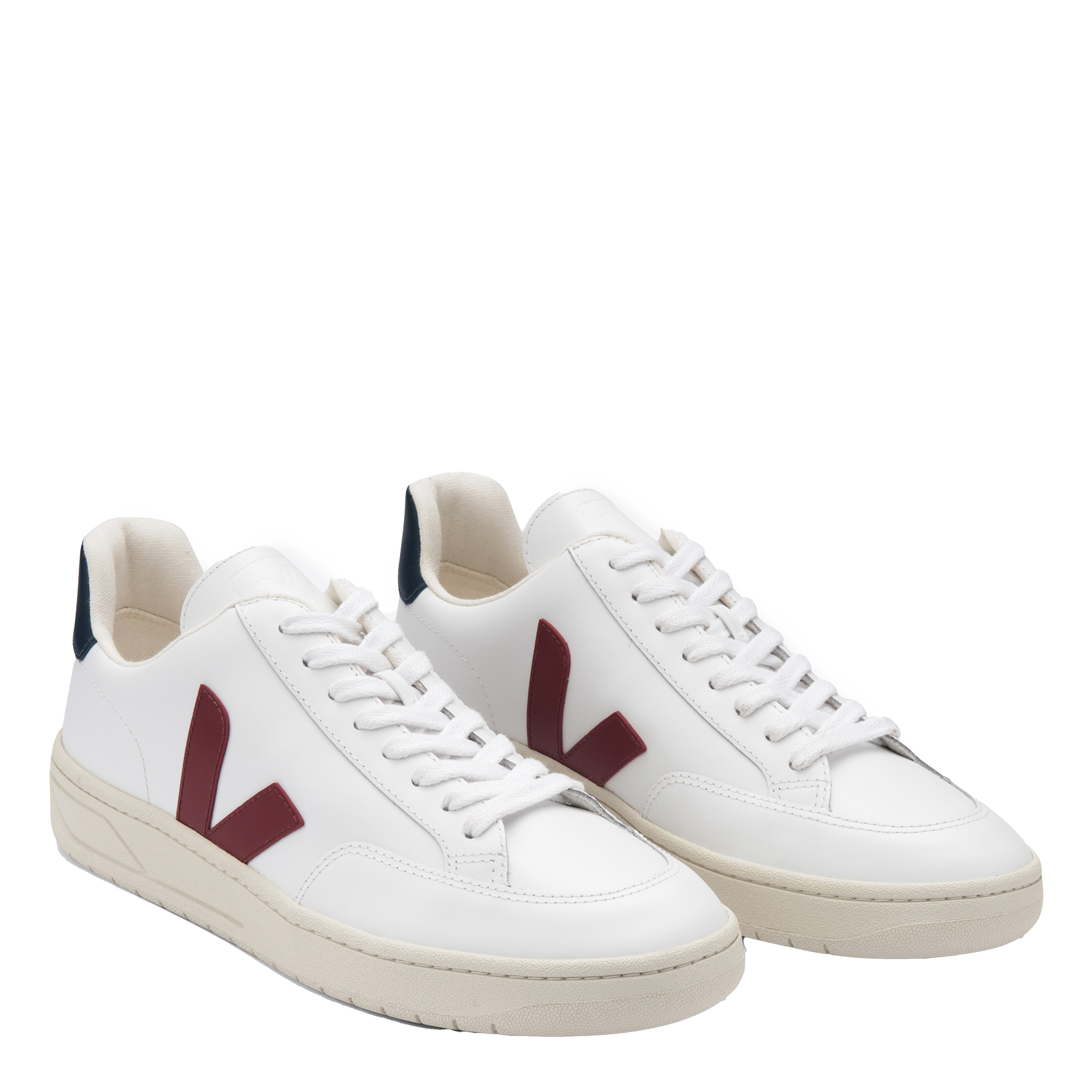 V-12 - Veja V-12 en cuir | Blanc