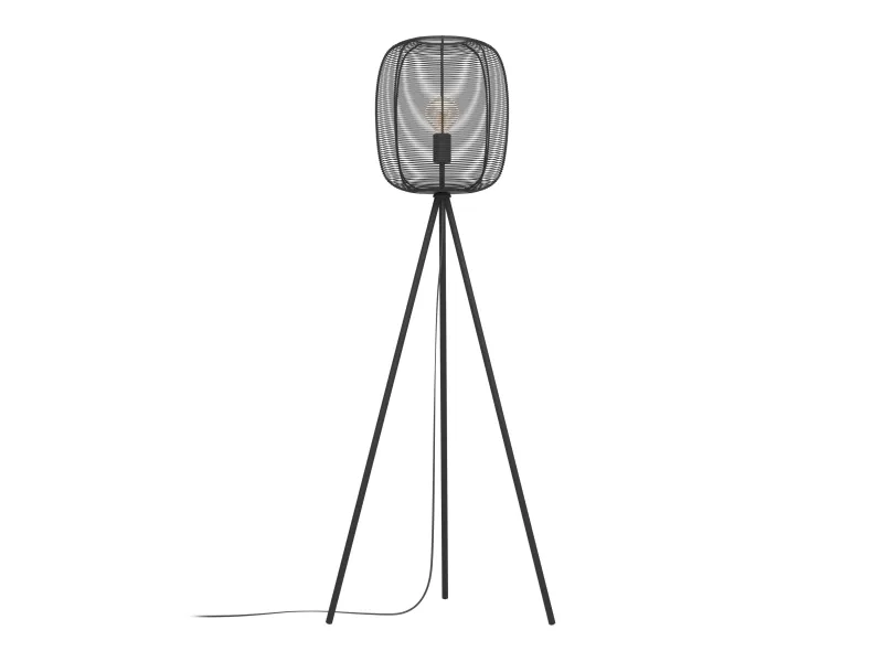EGLO RINROE GULV E27 SORT