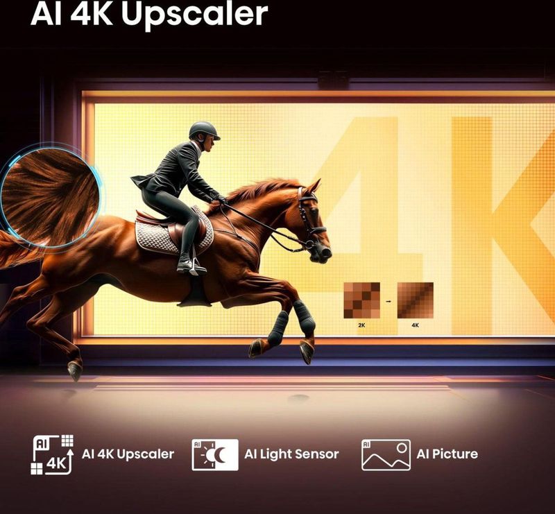 Hisense - 85E79Q - QLED 4K TV - 85 Inch - Zwart