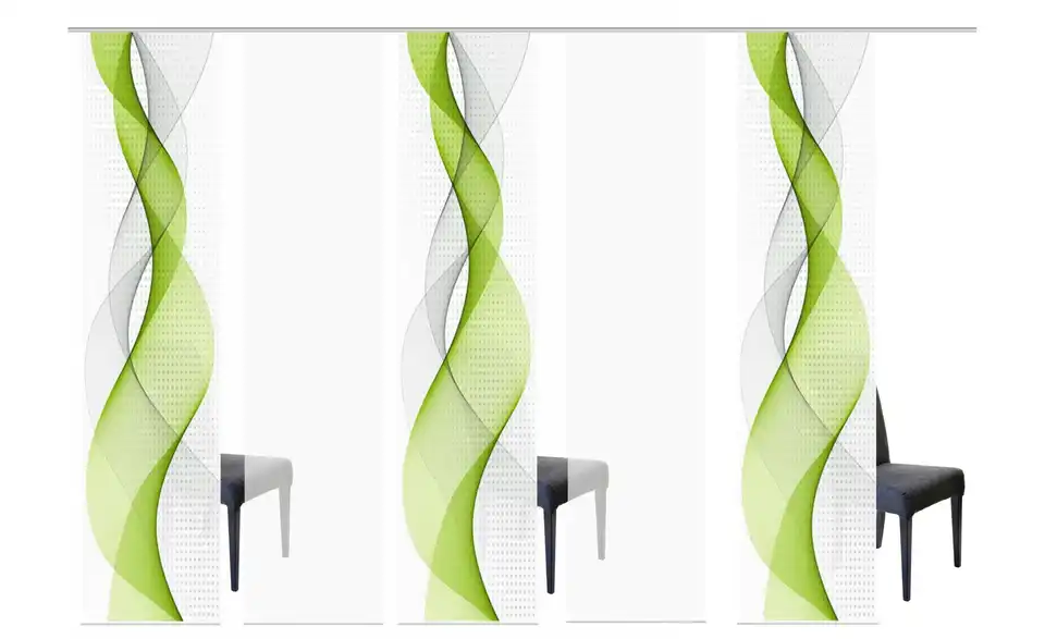 Schiebevorhang Set 5tlg. 5er-Set