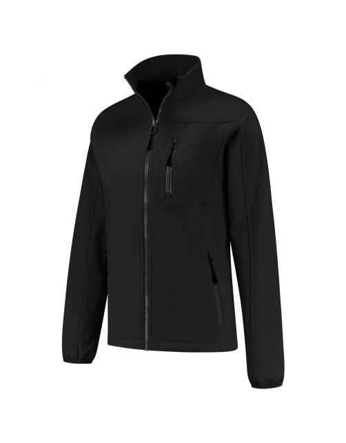 Ardy's Dames Softshell Jas Zwart - Outdoorjas