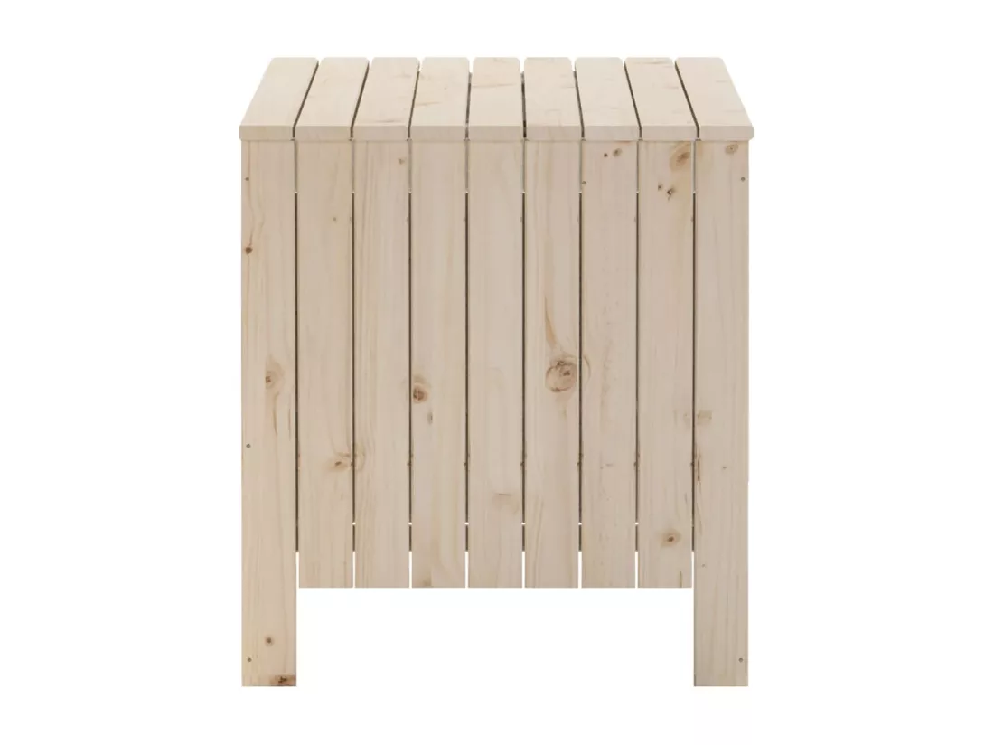 Boîte de rangement avec couvercle RANA bois massif de pin