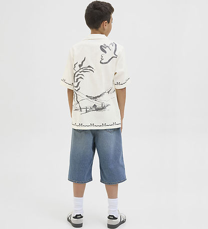 Jack & Jones Hemd - JorAcapulco - Cloud Tänzer m. Print