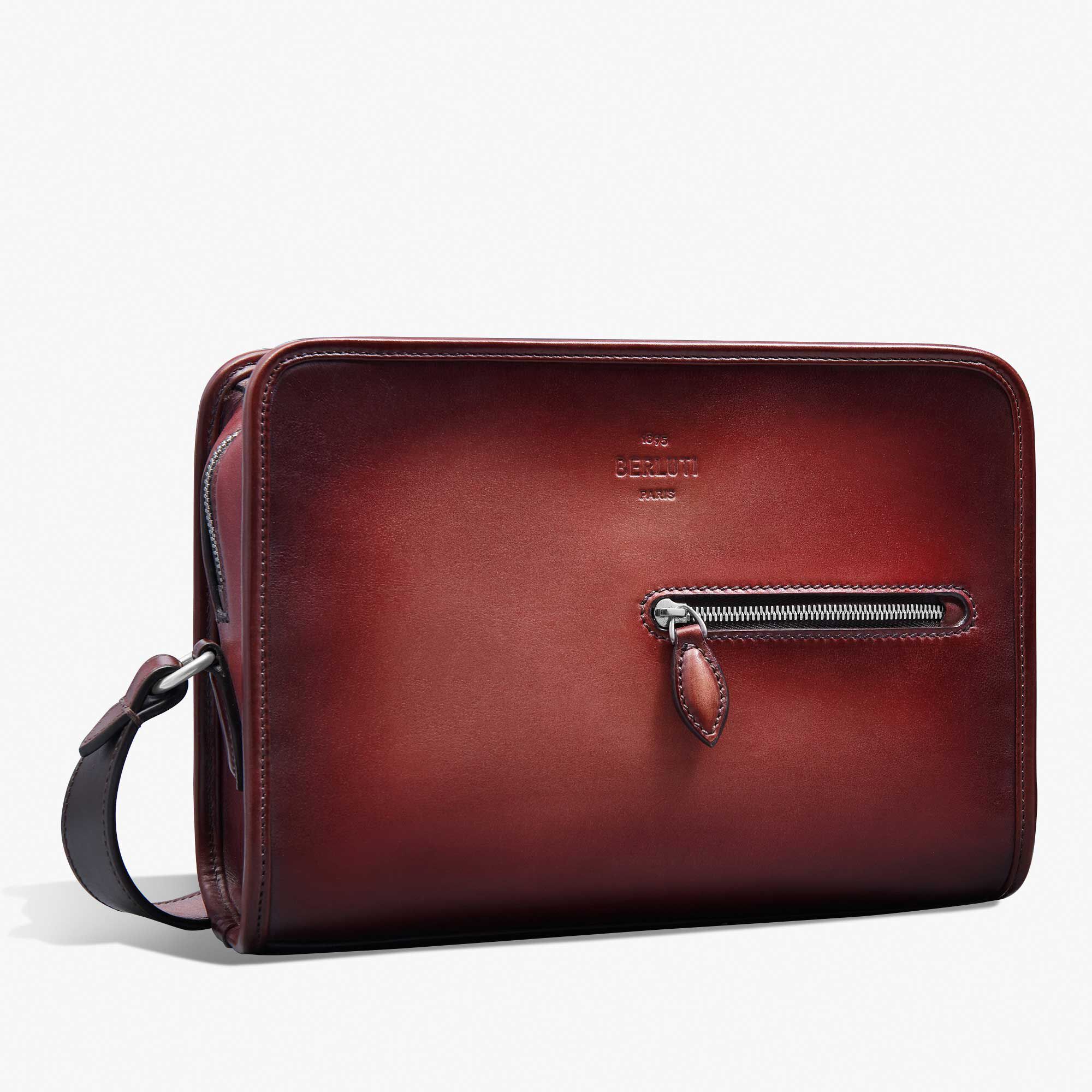 Sac Bandoulière Journalier En Cuir