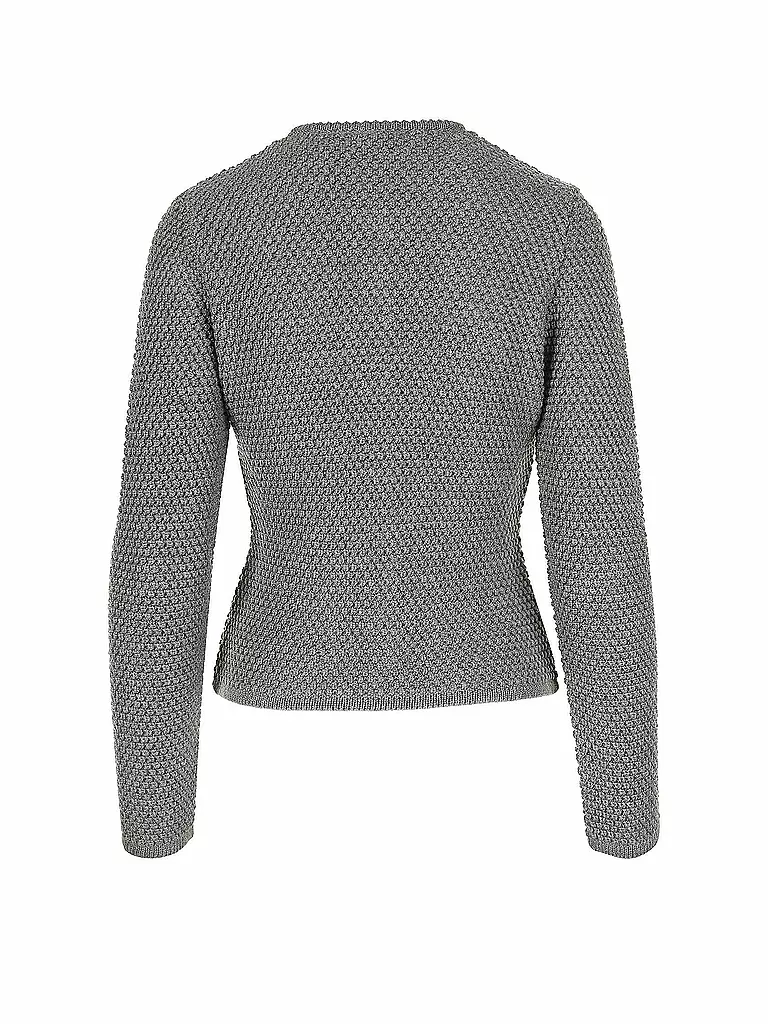 GOTTSEIDANK Trachten Strickjacke AGNES grau