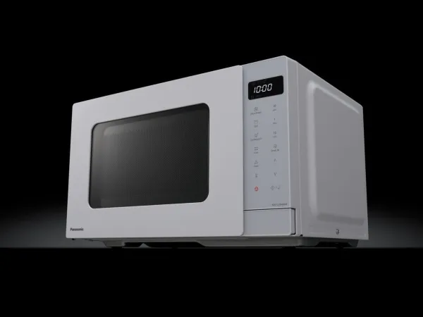 Panasonic NN-K35NWM - Mikrobølgeovn med grill - 24 liter - 900 W - hvid