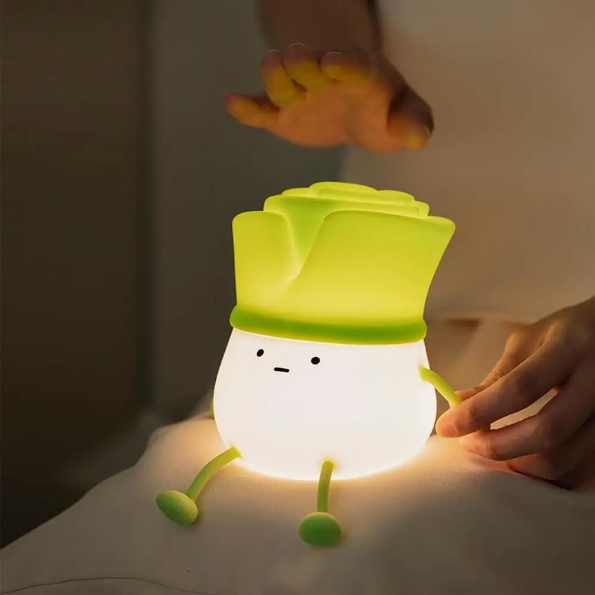 HOMTEC - Groene ui USB oplaadbare nachtlamp