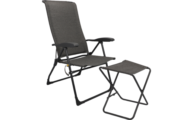 Camptime Klappstuhlset Allia mit Klappstuhl und Beinauflage
