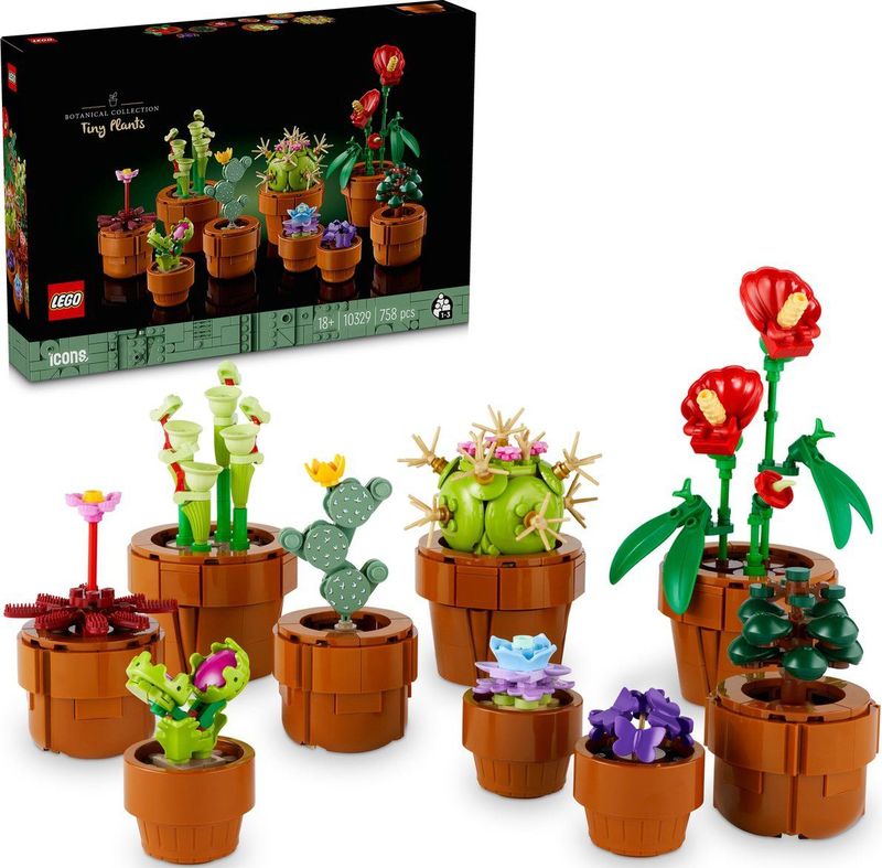 LEGO - Icons 10329 - Bouwset - Terracotta - 9 Planten