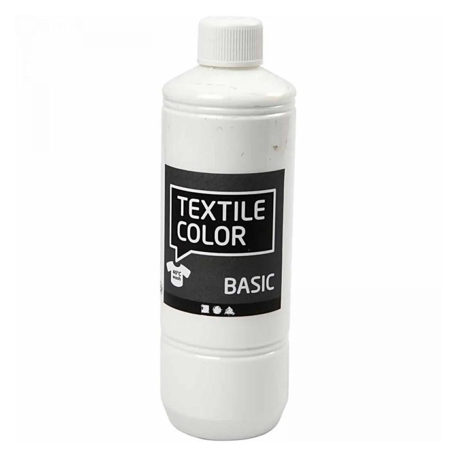 Textielverf - Primaire kleuren, 5x500ml