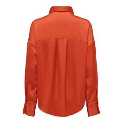 Chemise à manches longues femme Onlmarta Oversize Satin Wv ONLY