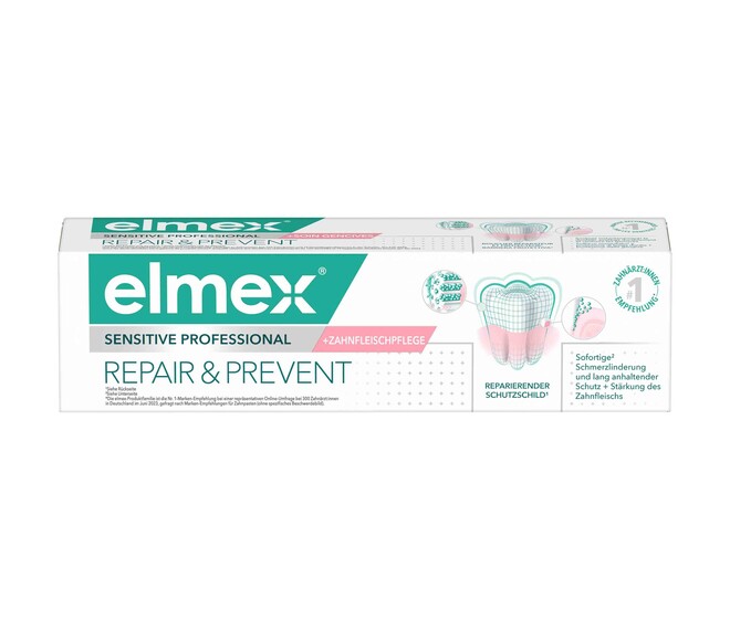 Elmex Sensitive Repair & Prevent Zahnpasta Sofortiger & langanhaltender Schutz