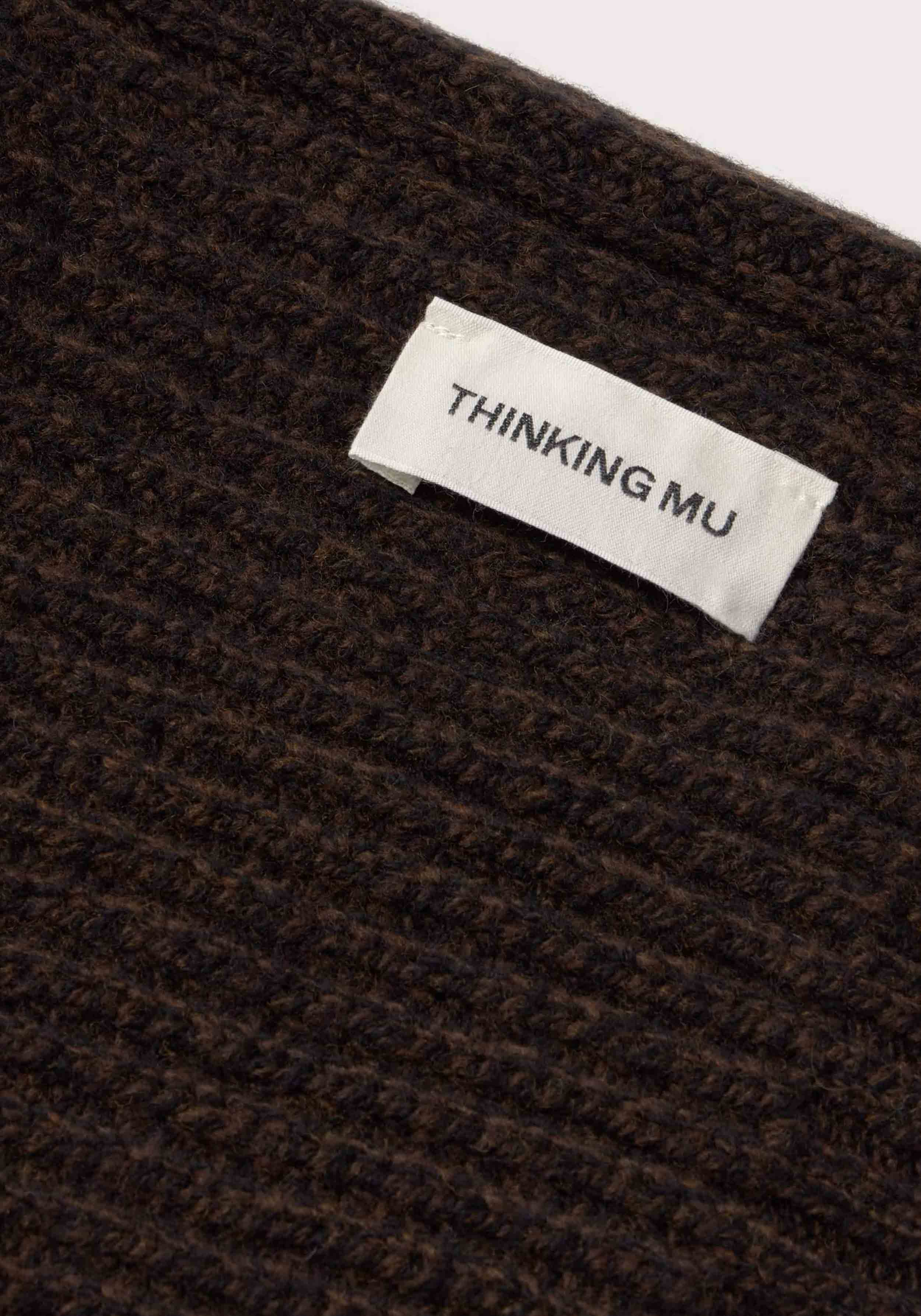 Thinking Mu Sturmhaube Jude Balaclava Brown